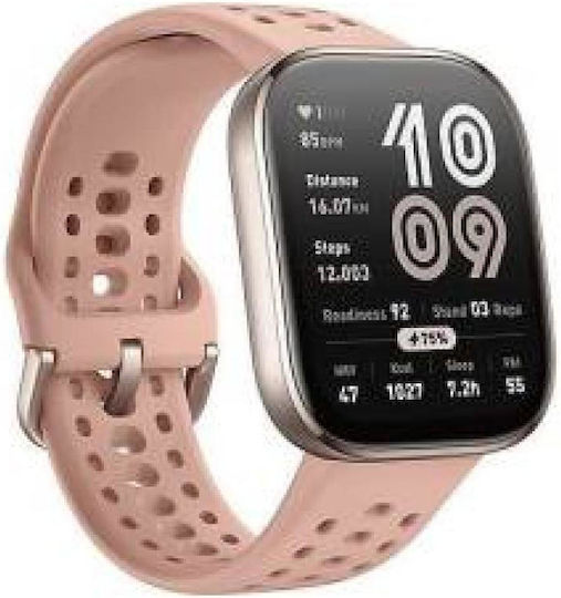 Amazfit Bip 6 46mm Αδιάβροχο Smartwatch με Παλμογράφο (Blush) - Image 4