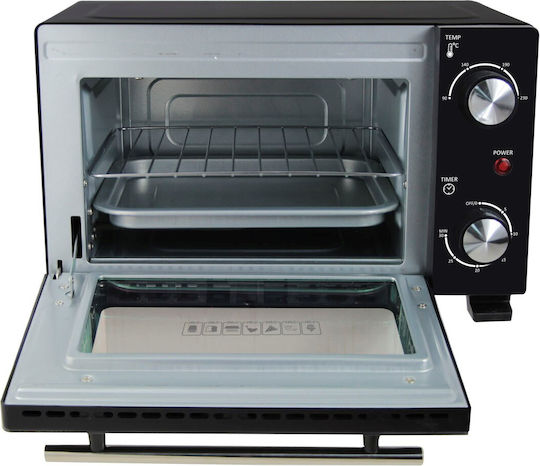 Esperanza Calzone EKO007N Ηλεκτρικό Φουρνάκι 10lt Χωρίς Εστίες Μαύρο - Image 2