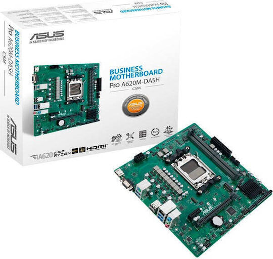 Asus Pro A620M-DASH-CSM Motherboard Micro ATX με AMD AM5 Socket 90MB1GD0-M0EAYC - Image 5