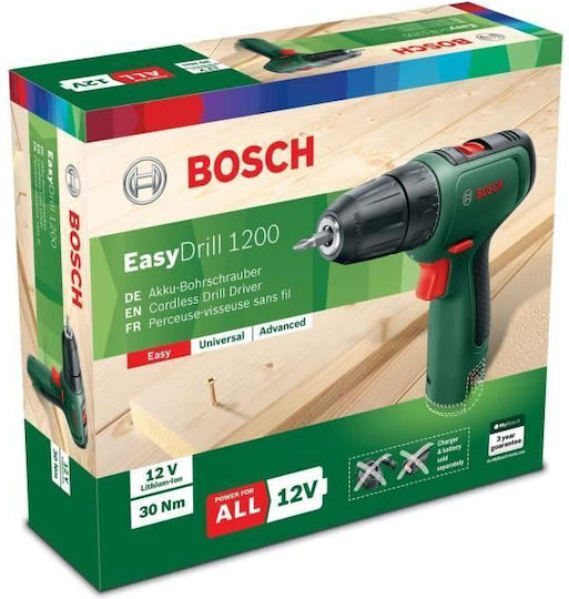Bosch Easy Drill 1200 Δραπανοκατσάβιδο Μπαταρίας Solo 12V 06039D3005 - Image 3