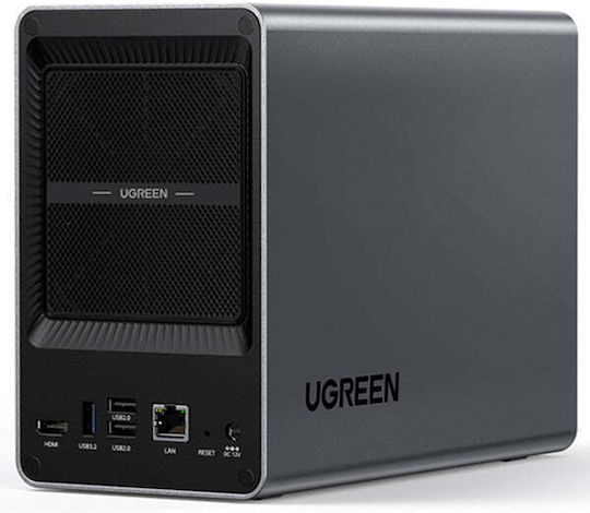 Ugreen DXP2800 & 2x Seagate IronWolf HDD 4TB NAS Tower με 2 θέσεις για HDD/SSD - Image 3