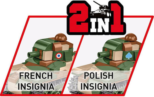 Cobi Τουβλάκια WWII Renault R-35 258τμχ - Image 7