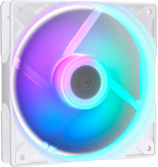 Endorfy Stratus Case Fan 120mm με ARGB Φωτισμό και Σύνδεση 3-Pin / 4-Pin PWM Λευκό - Image 2