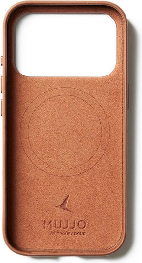 Mujjo Full Back Cover Δερμάτινο 1mm Καφέ (iPhone 17 Pro) - Image 12