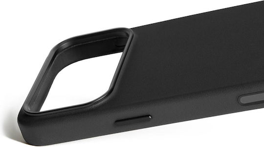 Mujjo Back Cover Δερμάτινο 1mm Μαύρο (iPhone 17 Pro Max) - Image 3