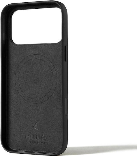 Mujjo Back Cover Δερμάτινο 1mm Μαύρο (iPhone 17 Pro Max) - Image 9