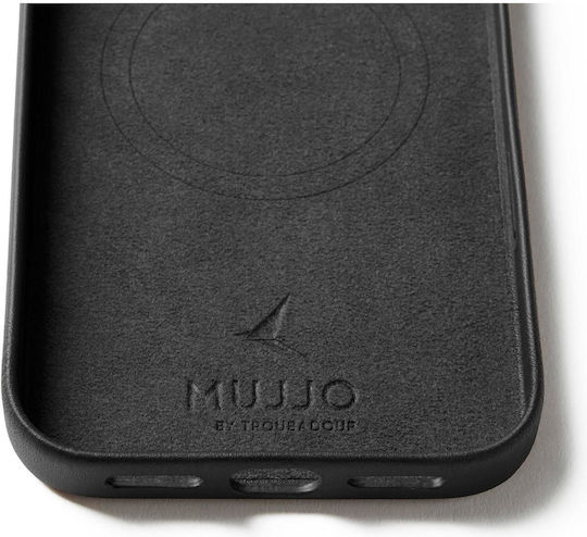 Mujjo Back Cover Δερμάτινο 1mm Μαύρο (iPhone 17 Pro Max) - Image 11