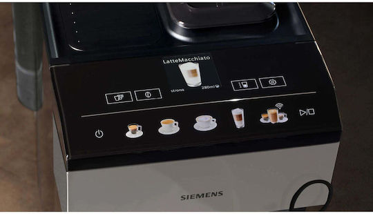 Siemens Eq.500 Αυτόματη Μηχανή Espresso 1500W Πίεσης 15bar για Cappuccino με Μύλο και Wi-Fi Μαύρη - Image 3