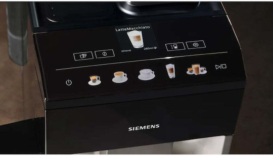 Siemens Eq.500 Αυτόματη Μηχανή Espresso 1500W Πίεσης 15bar για Cappuccino με Μύλο Άλεσης Ασημί - Image 3