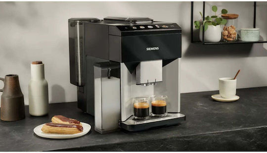 Siemens Eq.500 Αυτόματη Μηχανή Espresso 1500W Πίεσης 15bar για Cappuccino με Μύλο Άλεσης Ασημί - Image 4