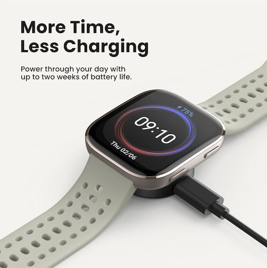Amazfit Bip 6 46mm Αδιάβροχο Smartwatch με Παλμογράφο (Charcoal) - Image 5