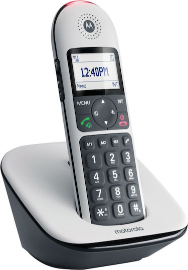 Motorola CD5001 Ασύρματο Τηλέφωνο Γκρι - Image 2