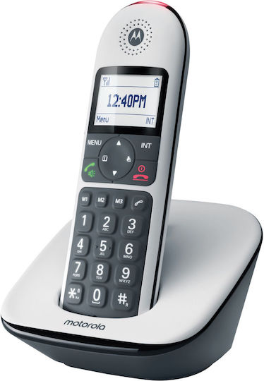 Motorola CD5001 Ασύρματο Τηλέφωνο Γκρι - Image 3