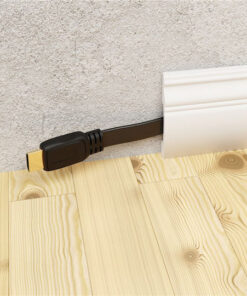Alternative view of Goobay HDMI 2.1 Flat Cable HDMI male - HDMI male 2m Χρυσό 77135