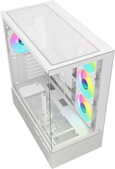 Sharkoon AK7 ARGB Gaming Midi Tower Κουτί Υπολογιστή με Πλαϊνό Παράθυρο Λευκό - Image 3