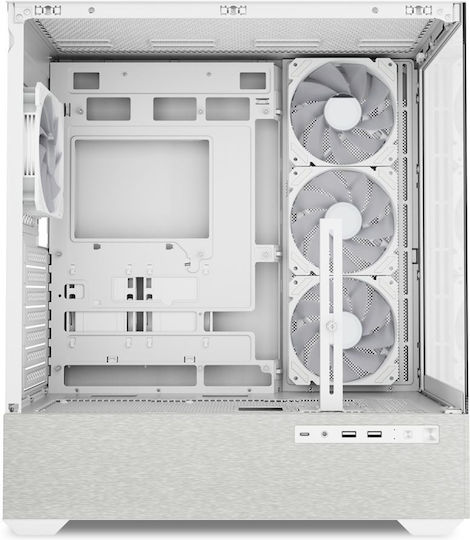 Sharkoon AK7 ARGB Gaming Midi Tower Κουτί Υπολογιστή με Πλαϊνό Παράθυρο Λευκό - Image 5