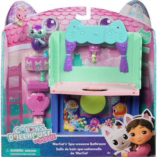 Spin Master Gabby's Dollhouse MerCat's Spa-wesome Bathroom για 3+ Ετών 25.4εκ. 6074306 - Image 2