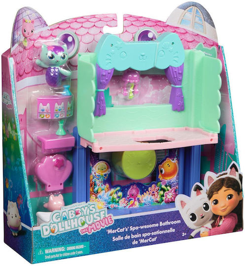 Spin Master Gabby's Dollhouse MerCat's Spa-wesome Bathroom για 3+ Ετών 25.4εκ. 6074306 - Image 3
