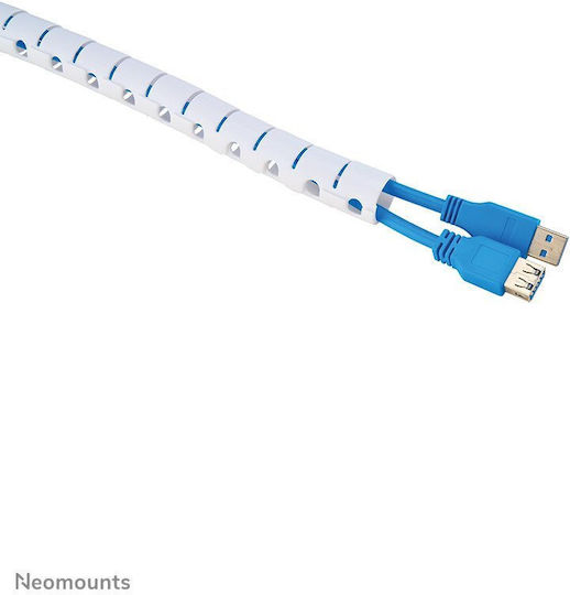 Neomounts Spiral Cable Wrap 20mm Multiple Cables White - Image 3