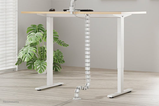 Neomounts Cable Spine Organizer Sit Stand Desk Frames Screw Mounted White - Image 2