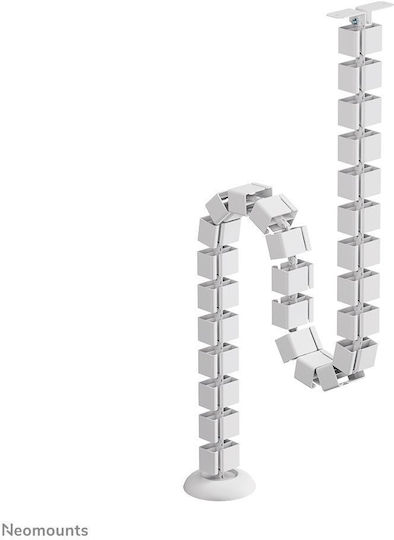 Neomounts Cable Spine Organizer Sit Stand Desk Frames Screw Mounted White - Image 3