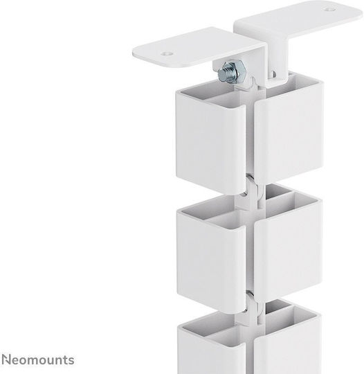 Neomounts Cable Spine Organizer Sit Stand Desk Frames Screw Mounted White - Image 7