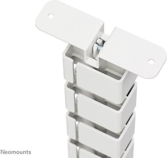 Neomounts Cable Spine Organizer Sit Stand Desk Frames Screw Mounted White - Image 8