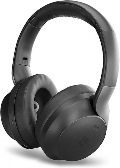 Lindy LHXW-e Ασύρματα Bluetooth Over Ear Ακουστικά Μαύρα