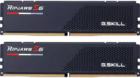 G.Skill Ripjaws S5 DDR5 128GB RAM με Modules και Ταχύτητα 6400 για Desktop F5-6400J3644F64GX2-RS5K