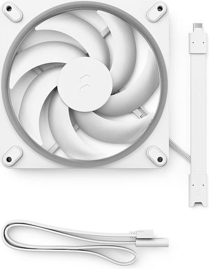 Fractal Design Momentum 14 Case Fan 140mm με RGB Φωτισμό Λευκό - Image 2