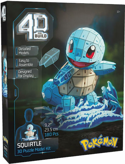 Spin Master Pokemon: 4D Puzzles - Squirtle Φιγούρα - Image 10