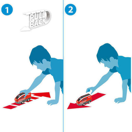Brio Toys Σετ με Τρενάκι για 3+ Ετών Pull Back 36102 - Image 6