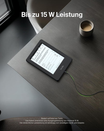 Belkin Braided USB 2.0 Cable USB-C male - USB-C Μαύρο 1m CAB026hq1MBK - Image 3