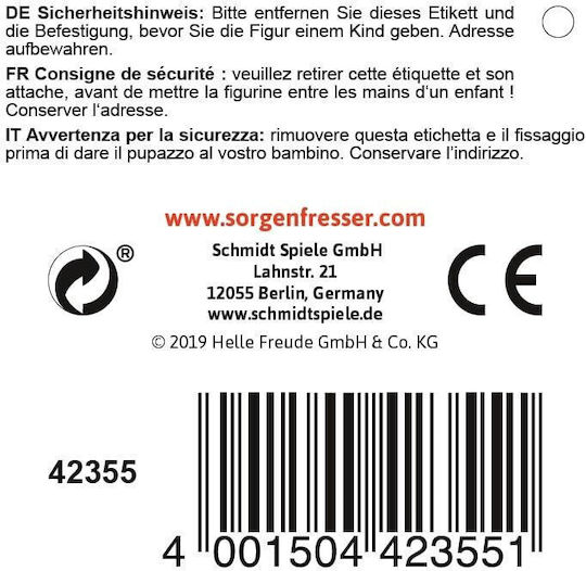 Schmidt Spiele Λούτρινο Mika Monster 42355 - Image 3