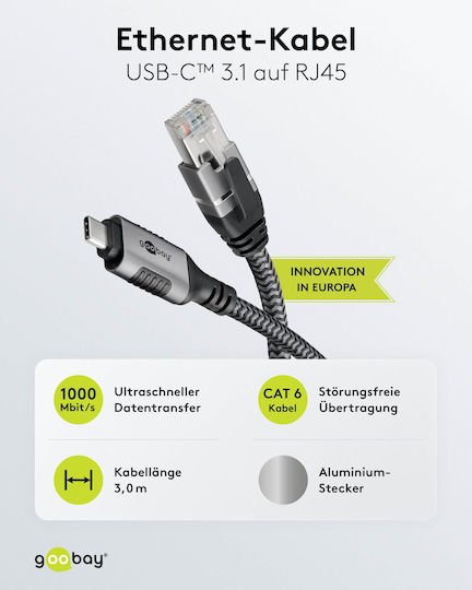 Goobay USB 2.0 Cable USB-C male - USB-C 3m (70699) - Image 4