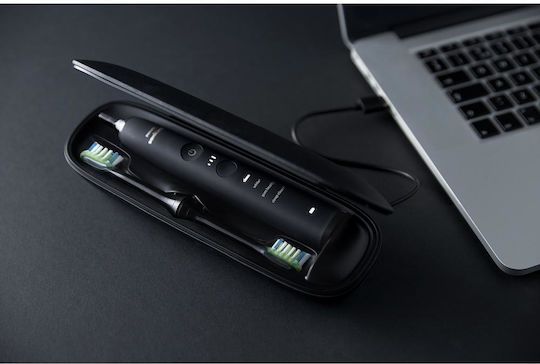Philips Sonicare DiamondClean 9000 Ηλεκτρική Οδοντόβουρτσα με Αισθητήρα Πίεσης και Θήκη Ταξιδίου Μαύρη - Image 8