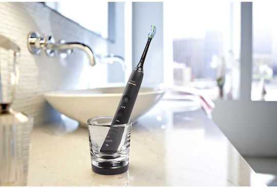 Philips Sonicare DiamondClean 9000 Ηλεκτρική Οδοντόβουρτσα με Αισθητήρα Πίεσης και Θήκη Ταξιδίου Μαύρη - Image 11