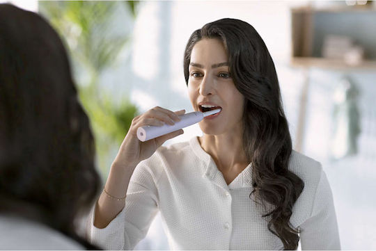 Philips Sonicare 3100 Ηλεκτρική Οδοντόβουρτσα με Χρονομετρητή και Αισθητήρα Πίεσης Black / Sugar Rose Διπλή Συσκευασία - Image 6