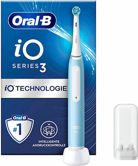 Oral-B iO Series 3N Ηλεκτρική Οδοντόβουρτσα με Αισθητήρα Πίεσης και Θήκη Ταξιδίου Μπλε - Image 5