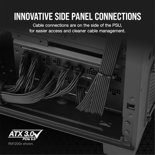 Corsair RM850x Shift 850W Μαύρο Τροφοδοτικό Υπολογιστή Full Modular Cybenetics Gold - Image 4