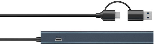 Icy Box Hub 9 Θυρών με σύνδεση USB-A Γκρι IB-HUB1743-CPD - Image 11