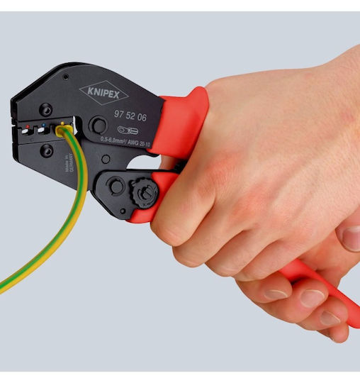 Knipex Πρέσα Ακροδεκτών με Μηχανισμό Καστάνιας (Μήκος 250mm) 97 52 06 - Image 3