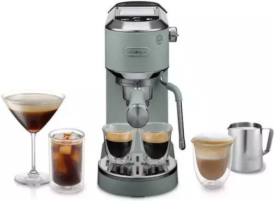De'Longhi Dedica Duo Μηχανή Espresso 1450W Πίεσης 15bar Πράσινη - Image 9