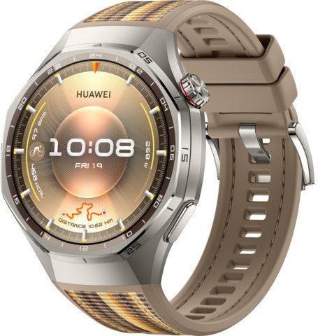 Huawei Watch GT 6 Pro Titanium 46mm Αδιάβροχο με Παλμογράφο (Brown Woven) - Image 2