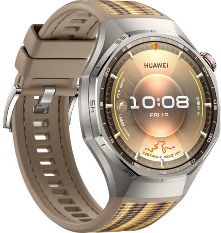 Huawei Watch GT 6 Pro Titanium 46mm Αδιάβροχο με Παλμογράφο (Brown Woven) - Image 4