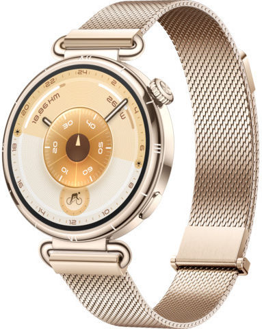 Huawei Watch GT 6 Stainless Steel 41mm Αδιάβροχο με Παλμογράφο (Gold Milanese) - Image 2
