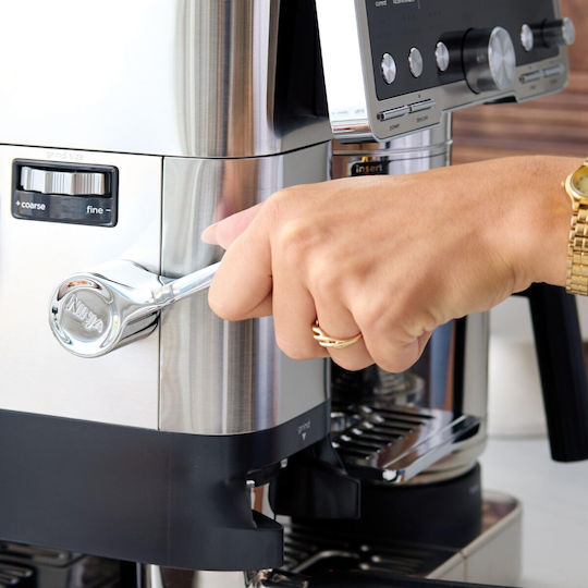 Ninja Luxe Cafe Pro Series Αυτόματη Μηχανή Espresso 1650W Πίεσης 15bar για Cappuccino με Μύλο Άλεσης Καφέ - Image 7