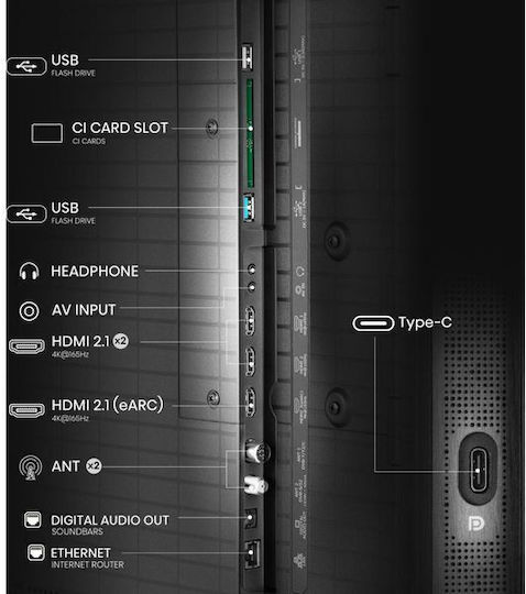 Hisense Smart Τηλεόραση 100" 4K UHD LED 100U8Q HDR (2025) - Image 6