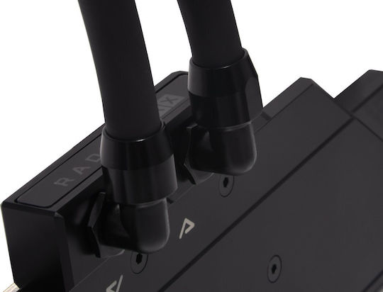 Alphacool HF Compression Fitting TPV Metall 90° Fittings Μαύρο 17455 - Image 4
