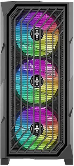 Xilence Xilent Breeze II Gaming Midi Tower Κουτί Υπολογιστή με Πλαϊνό Παράθυρο Μαύρο - Image 3